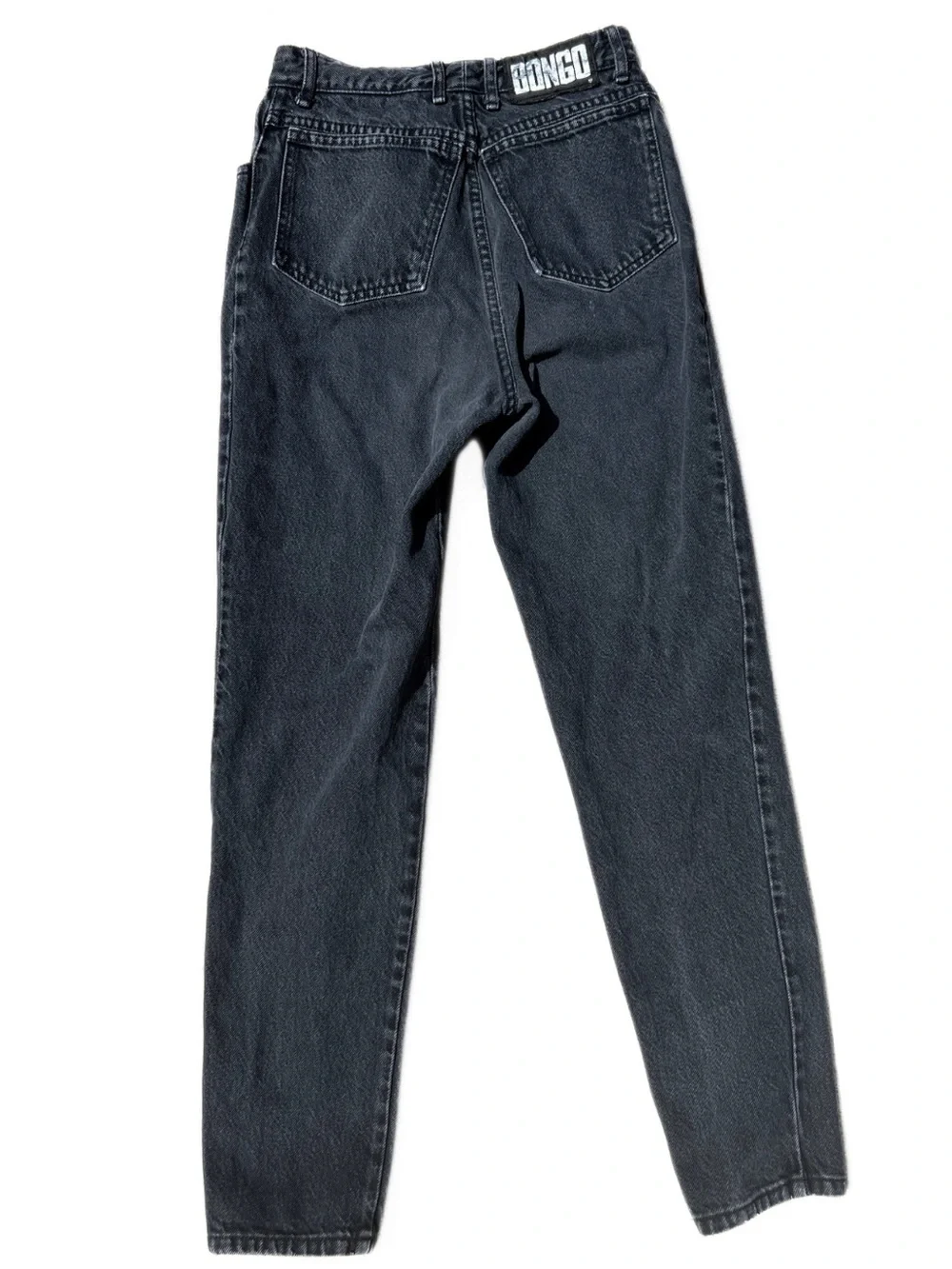 Vintage 90s Bongo Gene Montesano Black High Rise Mom Jeans Womens 7 USA